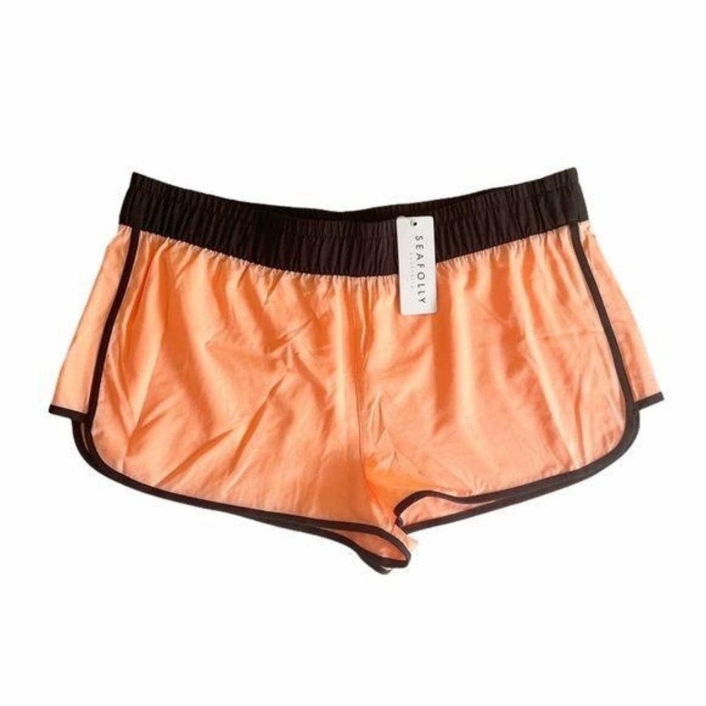 Seafolly Bandwave Out Shorts in Fluro Melon Sz XL